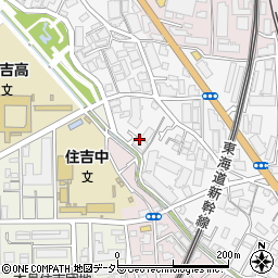 神奈川県川崎市中原区市ノ坪291-8周辺の地図