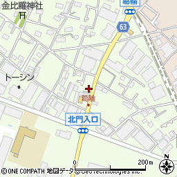 神奈川県相模原市中央区田名2843-20周辺の地図