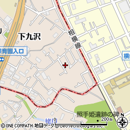 神奈川県相模原市緑区下九沢280周辺の地図