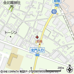 神奈川県相模原市中央区田名2843-13周辺の地図