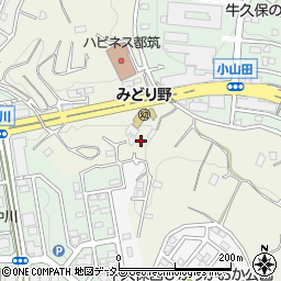 神奈川県横浜市都筑区牛久保町周辺の地図