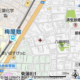 東京都大田区大森中2丁目23周辺の地図