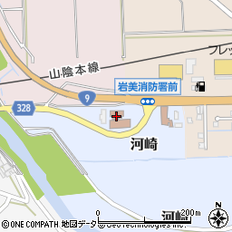 鳥取県東部広域行政管理組合岩美消防署周辺の地図
