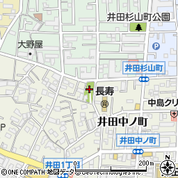 井田神社周辺の地図