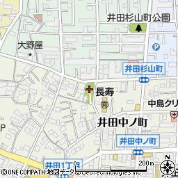 井田神社周辺の地図