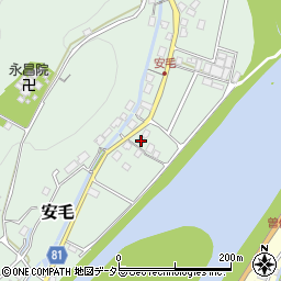 岐阜県美濃市安毛323周辺の地図