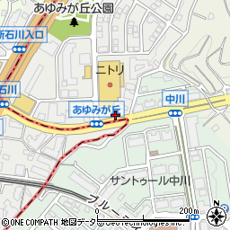 神奈川県横浜市都筑区あゆみが丘19-61周辺の地図