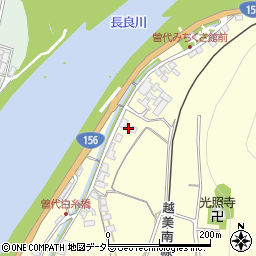 岐阜県美濃市曽代1032周辺の地図