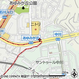 神奈川県横浜市都筑区あゆみが丘19-60周辺の地図