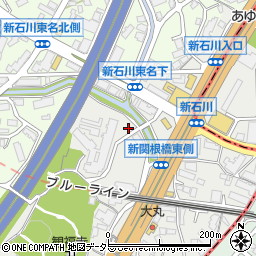 荏田関耕地公園周辺の地図