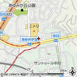 神奈川県横浜市都筑区あゆみが丘19-57周辺の地図