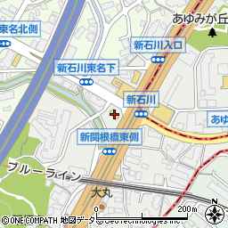 ファミリーマート新石川２４６店周辺の地図