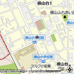 ファミリーマート相模原横山台店周辺の地図