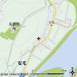 岐阜県美濃市安毛362周辺の地図