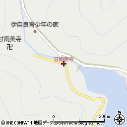 甘南美寺周辺の地図