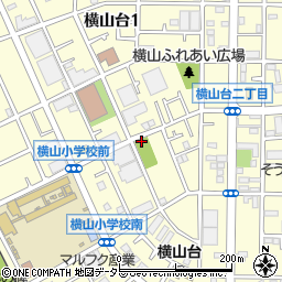 神奈川県相模原市中央区横山台周辺の地図