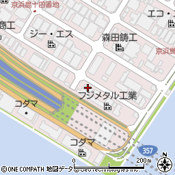芝浦合金東京工場周辺の地図