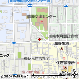 セブンイレブン川崎木月祗園町店周辺の地図