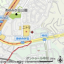 神奈川県横浜市都筑区あゆみが丘19-53周辺の地図