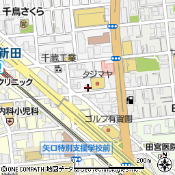 東京都大田区千鳥2丁目39-21周辺の地図