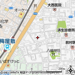 東京都大田区大森中2丁目3周辺の地図