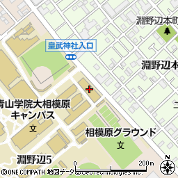 青山学院大学大型実験室周辺の地図