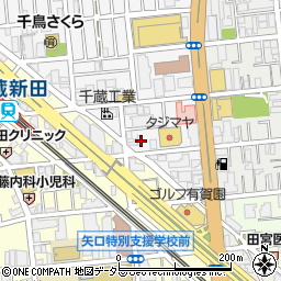 東京都大田区千鳥2丁目39-26周辺の地図