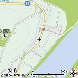 岐阜県美濃市安毛373周辺の地図