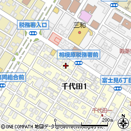 神奈川県相模原市中央区千代田1丁目6-16周辺の地図