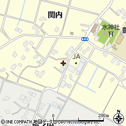 豊成郵便局周辺の地図