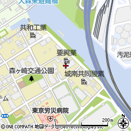 東京都大田区大森南4丁目10周辺の地図