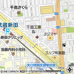 東京都大田区千鳥2丁目38-8周辺の地図