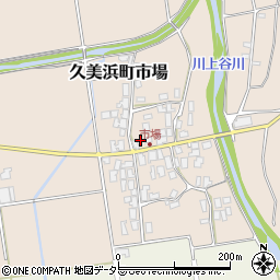 京都府京丹後市久美浜町市場380周辺の地図