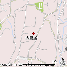 山梨県中央市大鳥居周辺の地図