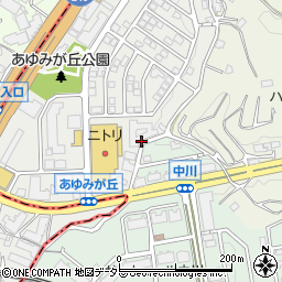 神奈川県横浜市都筑区あゆみが丘19周辺の地図