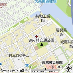 東京都大田区大森南4丁目6周辺の地図