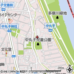 神奈川県川崎市中原区中丸子759周辺の地図