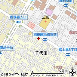 神奈川県相模原市中央区千代田1丁目6-8周辺の地図