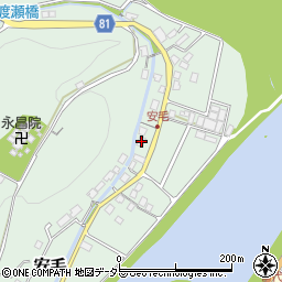 岐阜県美濃市安毛376周辺の地図