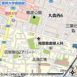 東京都大田区蒲田2丁目3-6周辺の地図