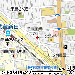 東京都大田区千鳥2丁目38-7周辺の地図