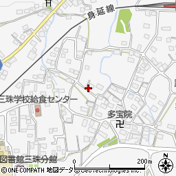 山梨県市川三郷町（西八代郡）上野周辺の地図