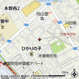 東京都町田市木曽西1丁目35-5周辺の地図