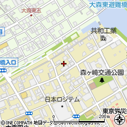 東京都大田区大森南4丁目1周辺の地図
