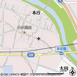 鳥取県岩美郡岩美町本庄周辺の地図