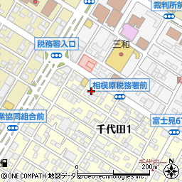 神奈川県相模原市中央区千代田1丁目6周辺の地図