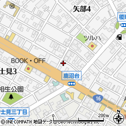 神奈川県相模原市中央区矢部4丁目11-13周辺の地図