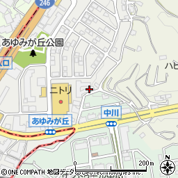 神奈川県横浜市都筑区あゆみが丘19-24周辺の地図