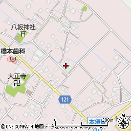 千葉県山武市本須賀1550周辺の地図
