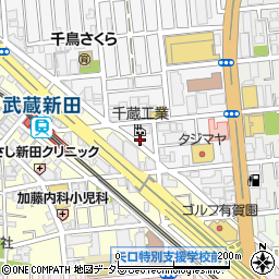 東京都大田区千鳥2丁目38-11周辺の地図